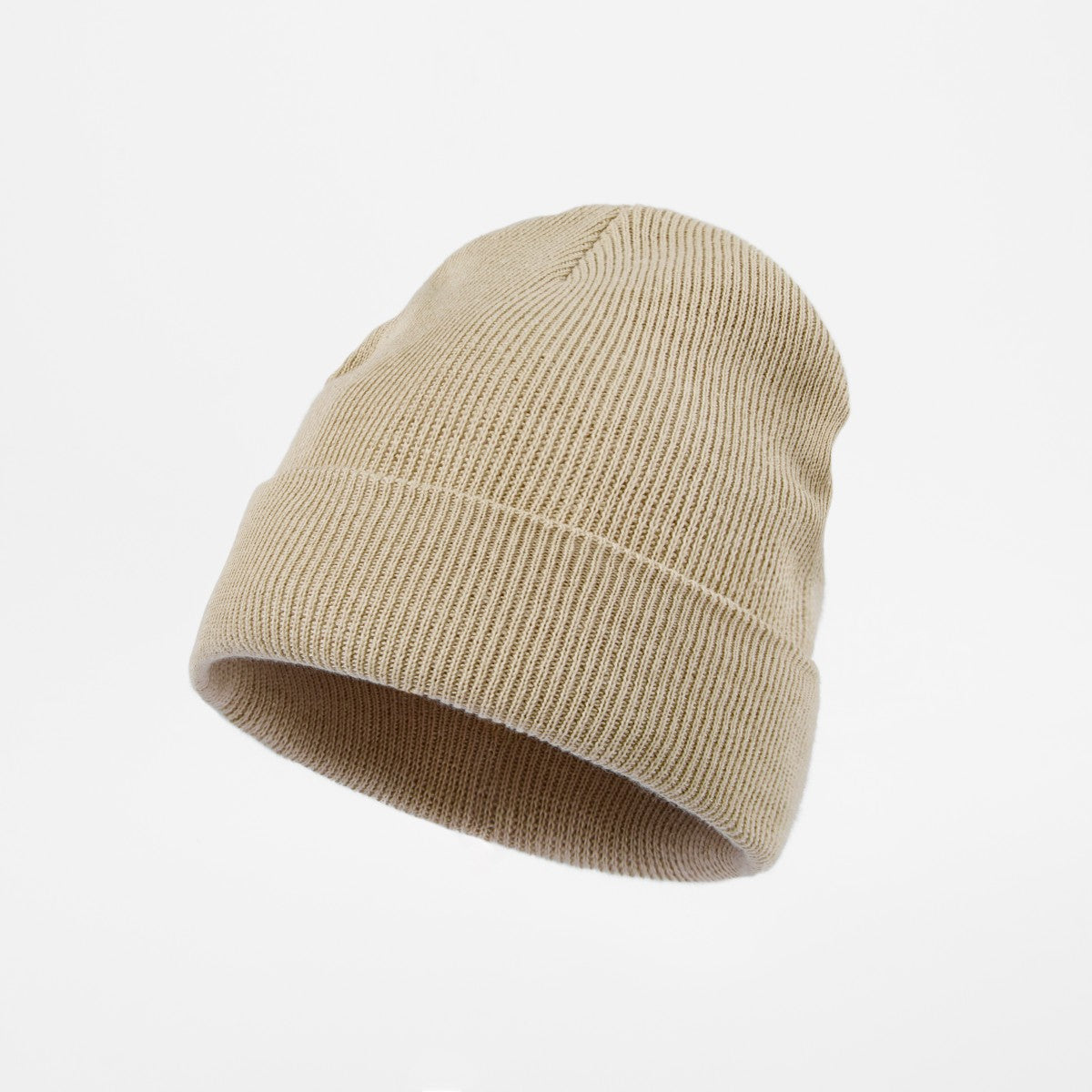 Blank 100% Organic Cotton Kids Beanie Wholesale - 1202    Beige foremosthat