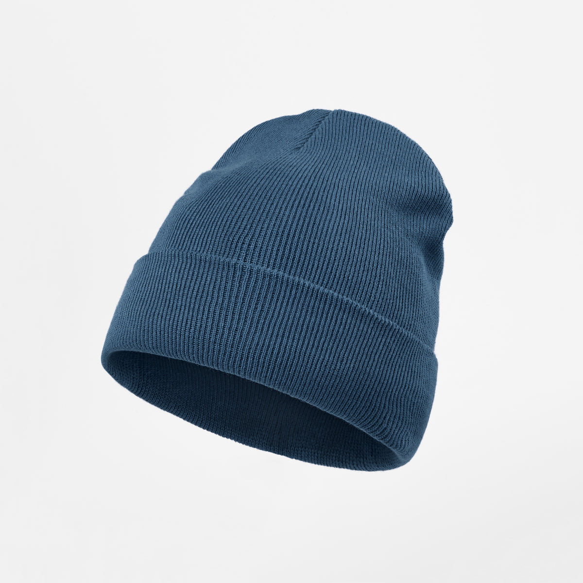 Blank 100% Organic Cotton Beanie Wholesale - 1101    Teal foremosthat