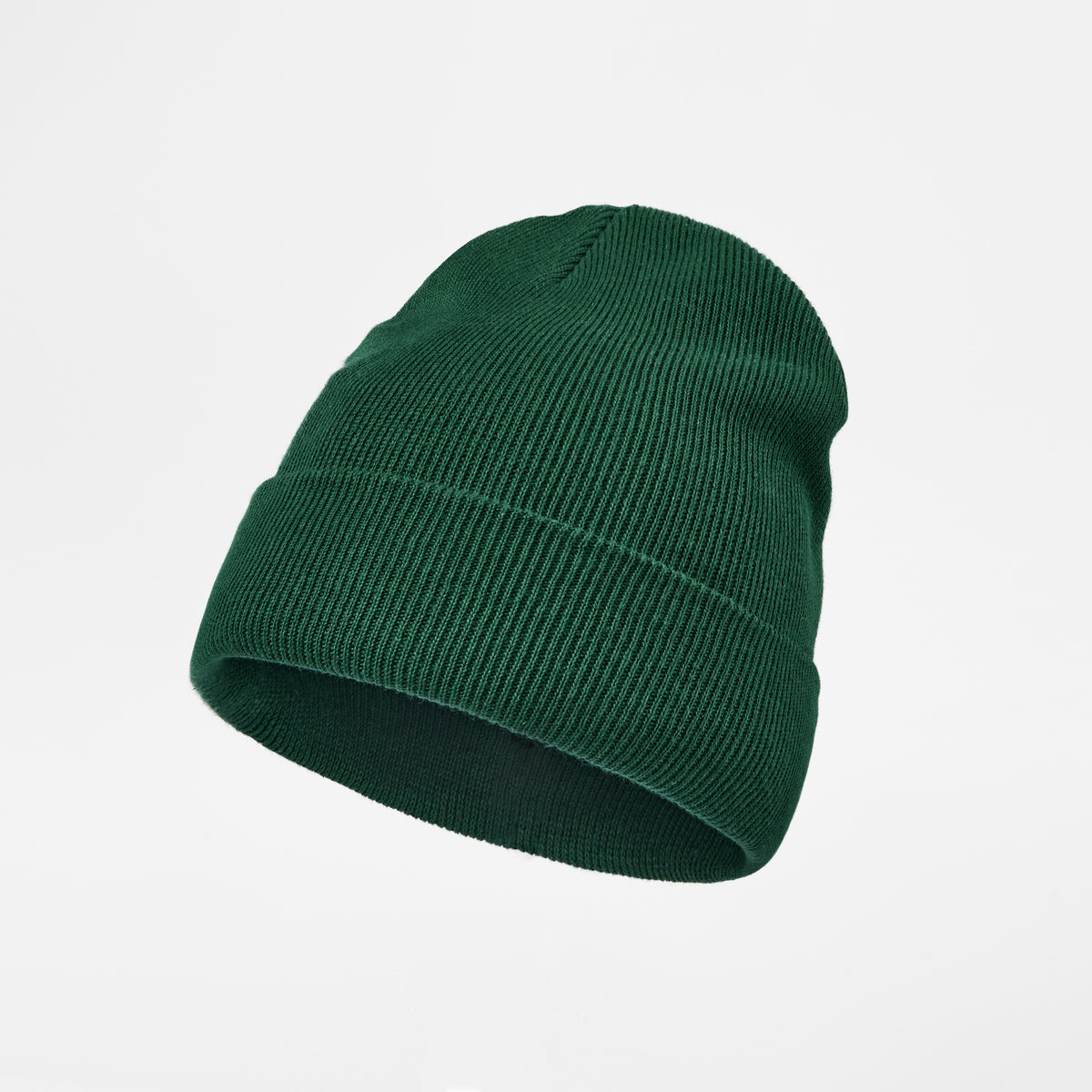 Blank 100% Organic Cotton Beanie Wholesale - 1101    Green foremosthat