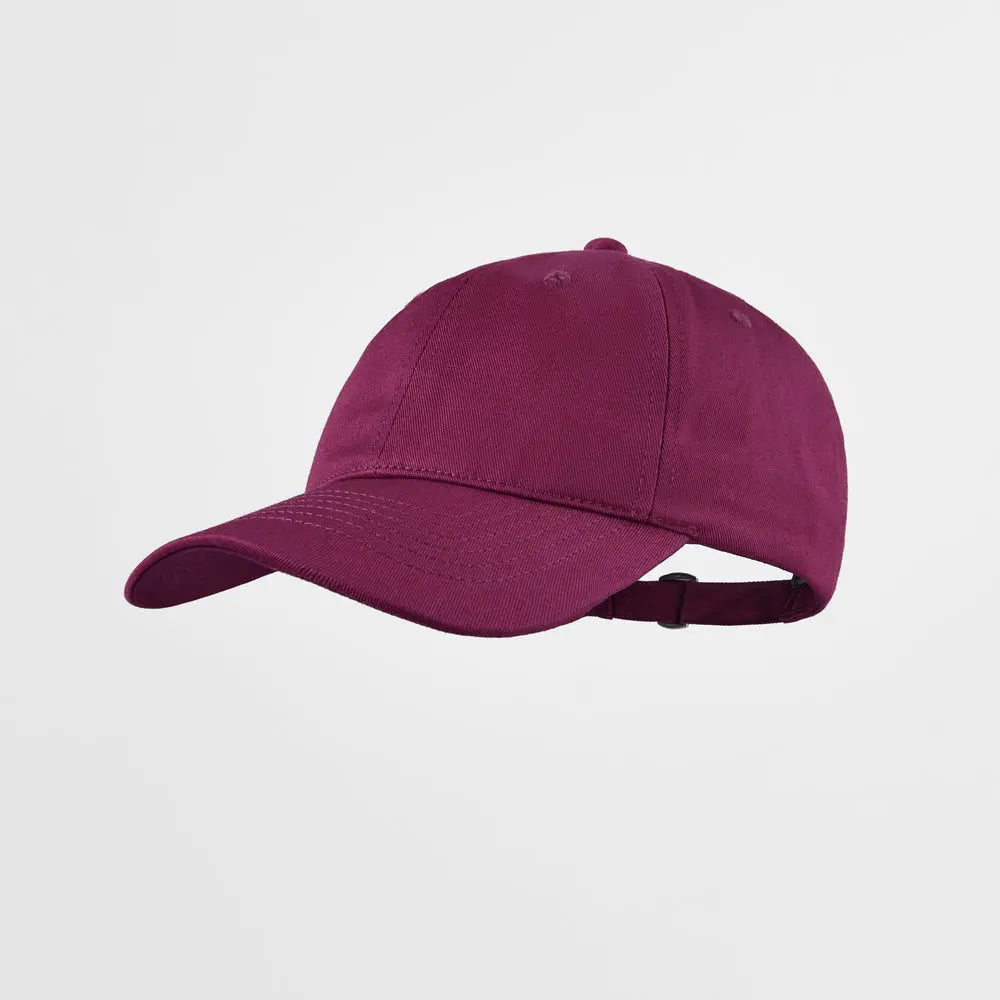 Blank 6 Panel Classic Cotton Dad Hat - 6120 (38 Colors)  Wine Foremost Hat
