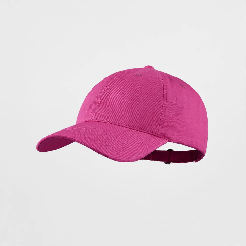 Blank 6 Panel Classic Cotton Dad Hat - 6120 (38 Colors)  Rose Red Foremost Hat