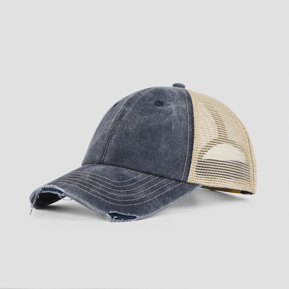 Blank Cotton Sand Vintage Trucker Hats Wholesale - 6532     Foremost Hat-Wholesale & Custom Hats