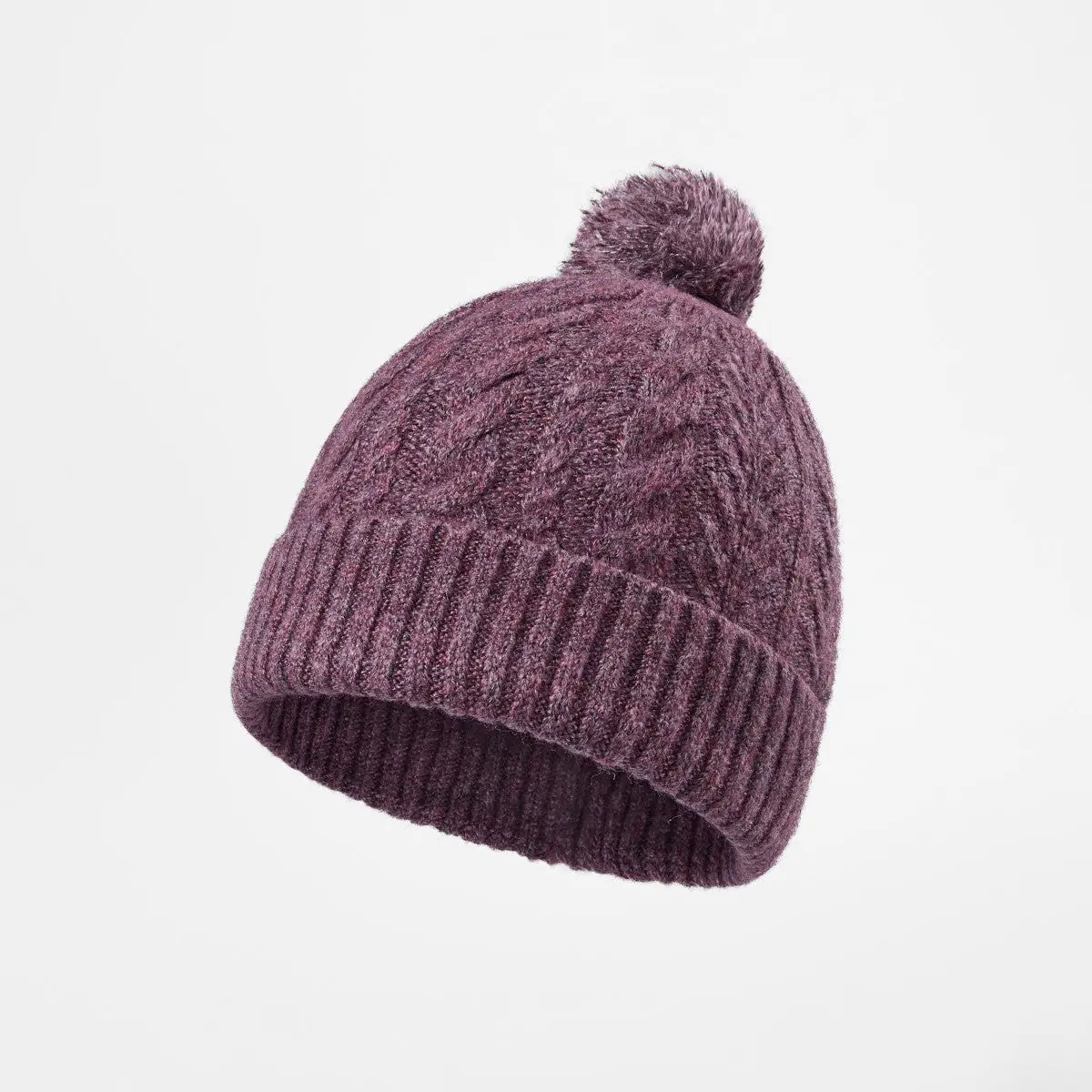 Blank Recycled Polyester Knitted Bobble Hat Wholesale - 1335     Foremost Hat-Wholesale & Custom Hats