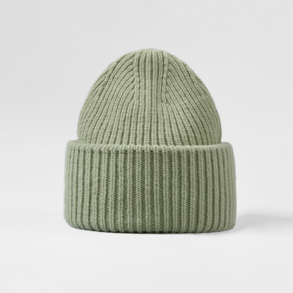 Blank High-Cuffed 100% Merino Wool Beanie - 1338     foremosthat