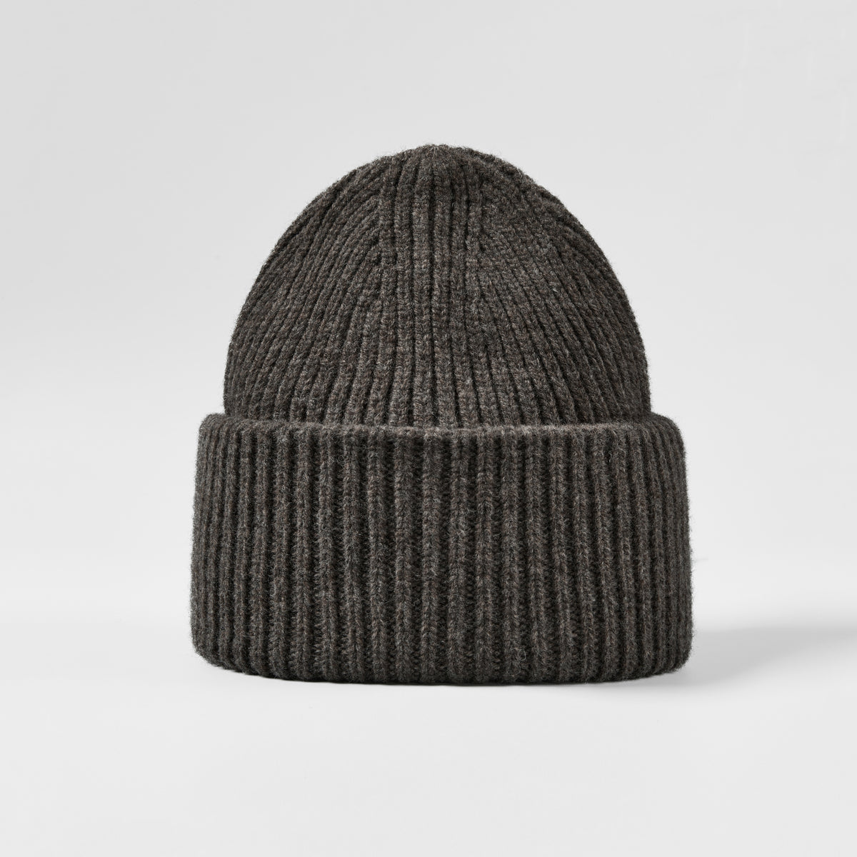 Blank High-Cuffed 100% Merino Wool Beanie - 1338     foremosthat