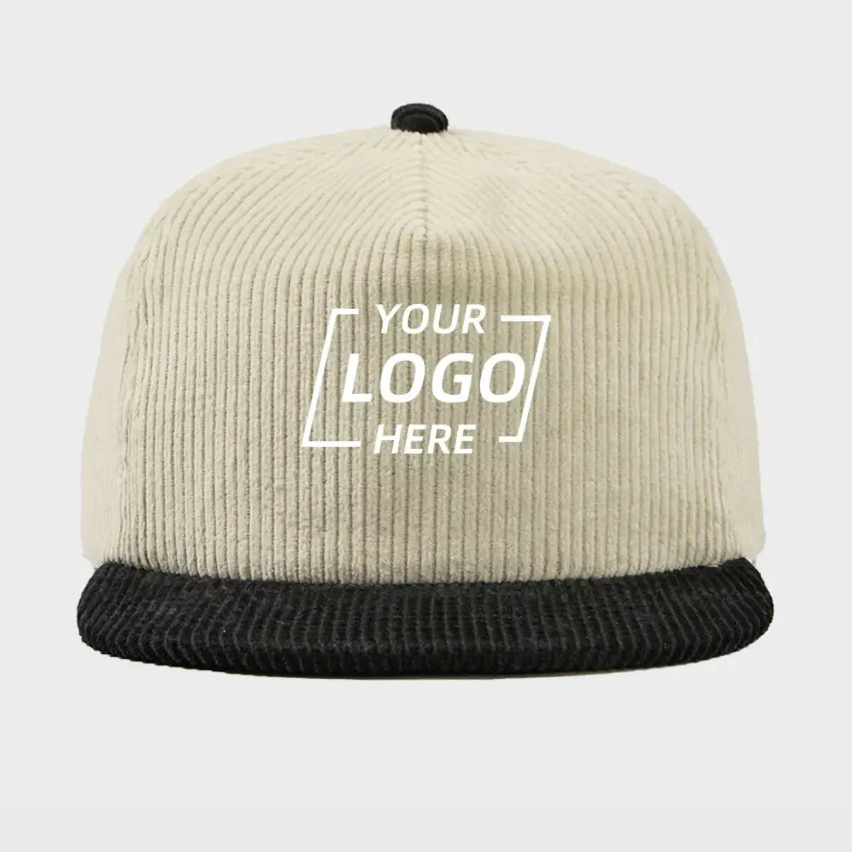 Blank 5 Panel Corduroy Snapback Hats Wholesale - 5123     Foremost Hat-Wholesale & Custom Hats