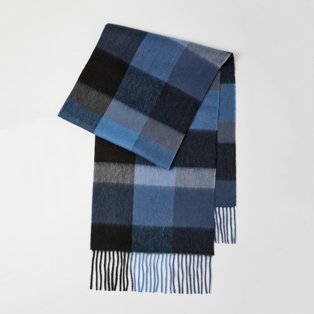 Blank 100% Sheep Wool Plaid Scarf Wholesale     Foremost Hat-Wholesale & Custom Hats