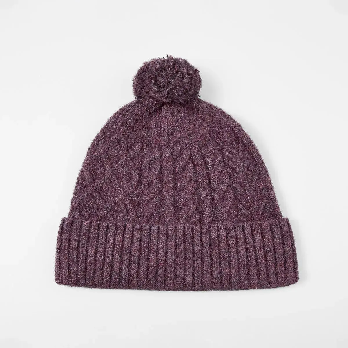 Blank Recycled Polyester Knitted Bobble Hat Wholesale - 1335     Foremost Hat-Wholesale & Custom Hats