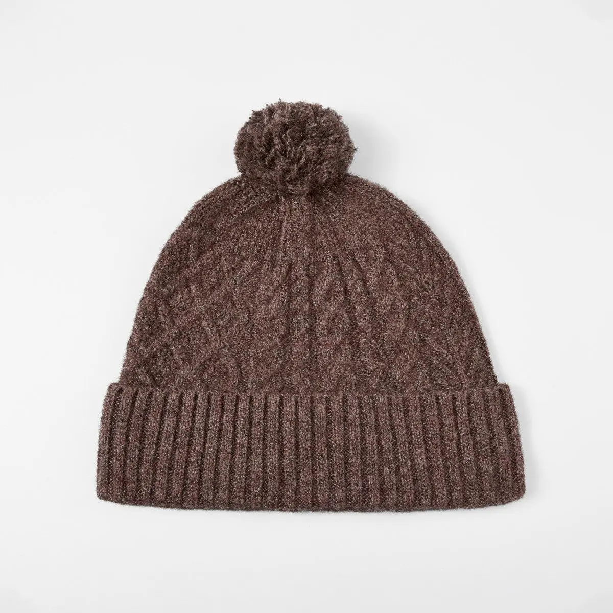 Blank Recycled Polyester Knitted Bobble Hat Wholesale - 1335     Foremost Hat-Wholesale & Custom Hats
