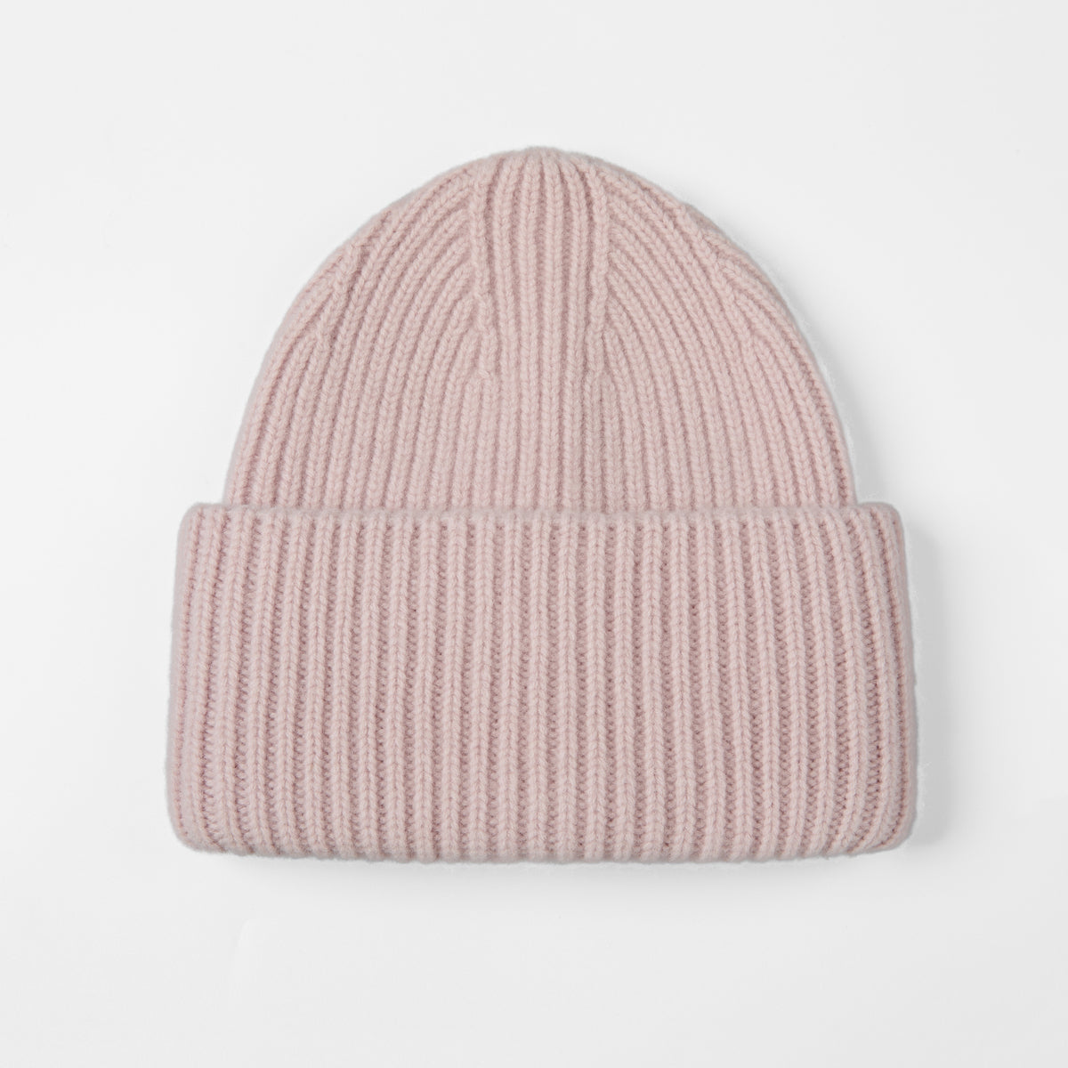 Blank High-Cuffed 100% Merino Wool Beanie - 1338    Lilac Concubine foremosthat