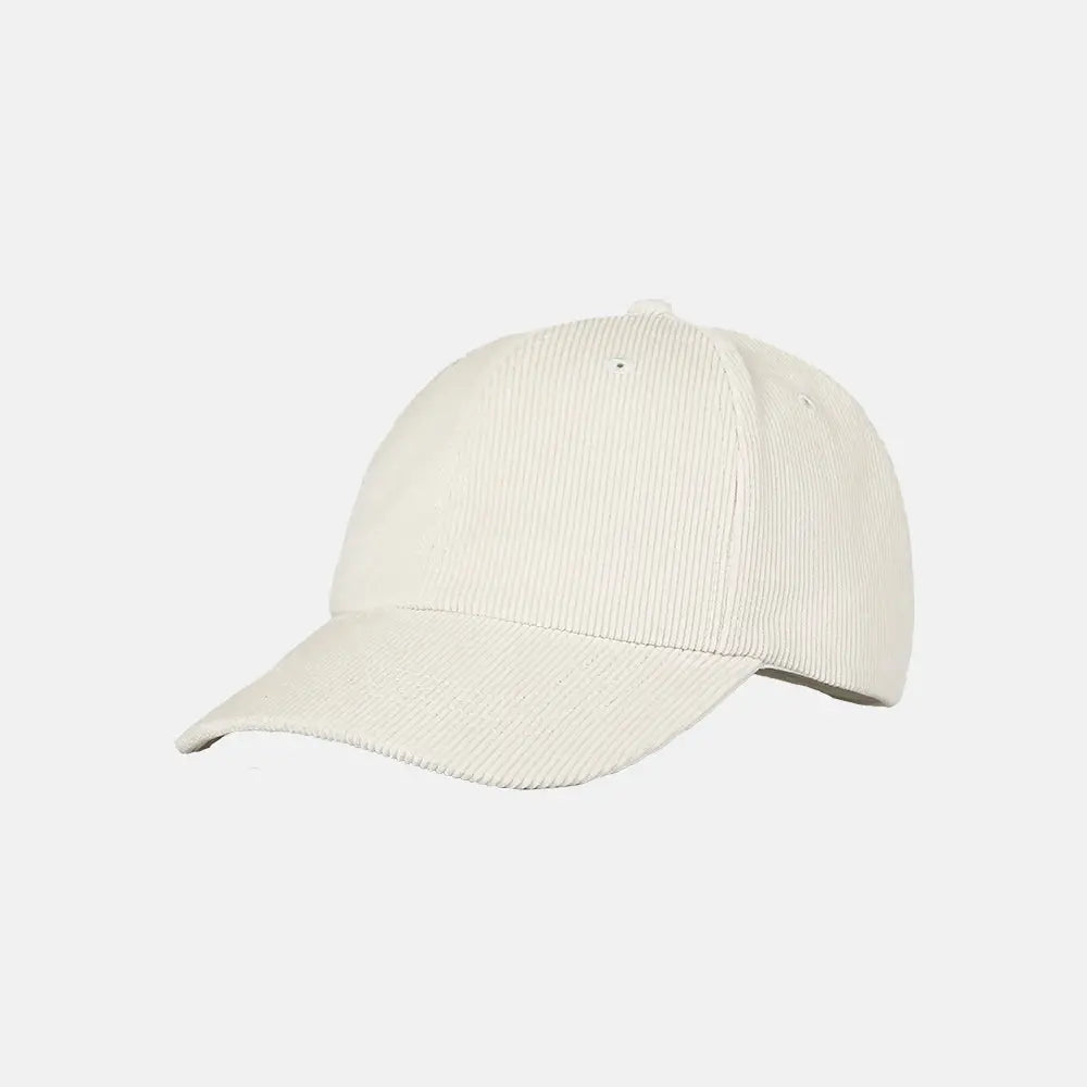 Blank Vintage 6 Panel Corduroy Dad Hat - 6505  Beige Foremost Hat