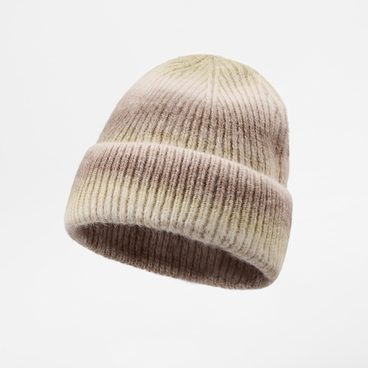 Blank Colour Gradient Wool Blend Cuff Beanie Wholesale - 1320     Foremost Hat-Wholesale & Custom Hats