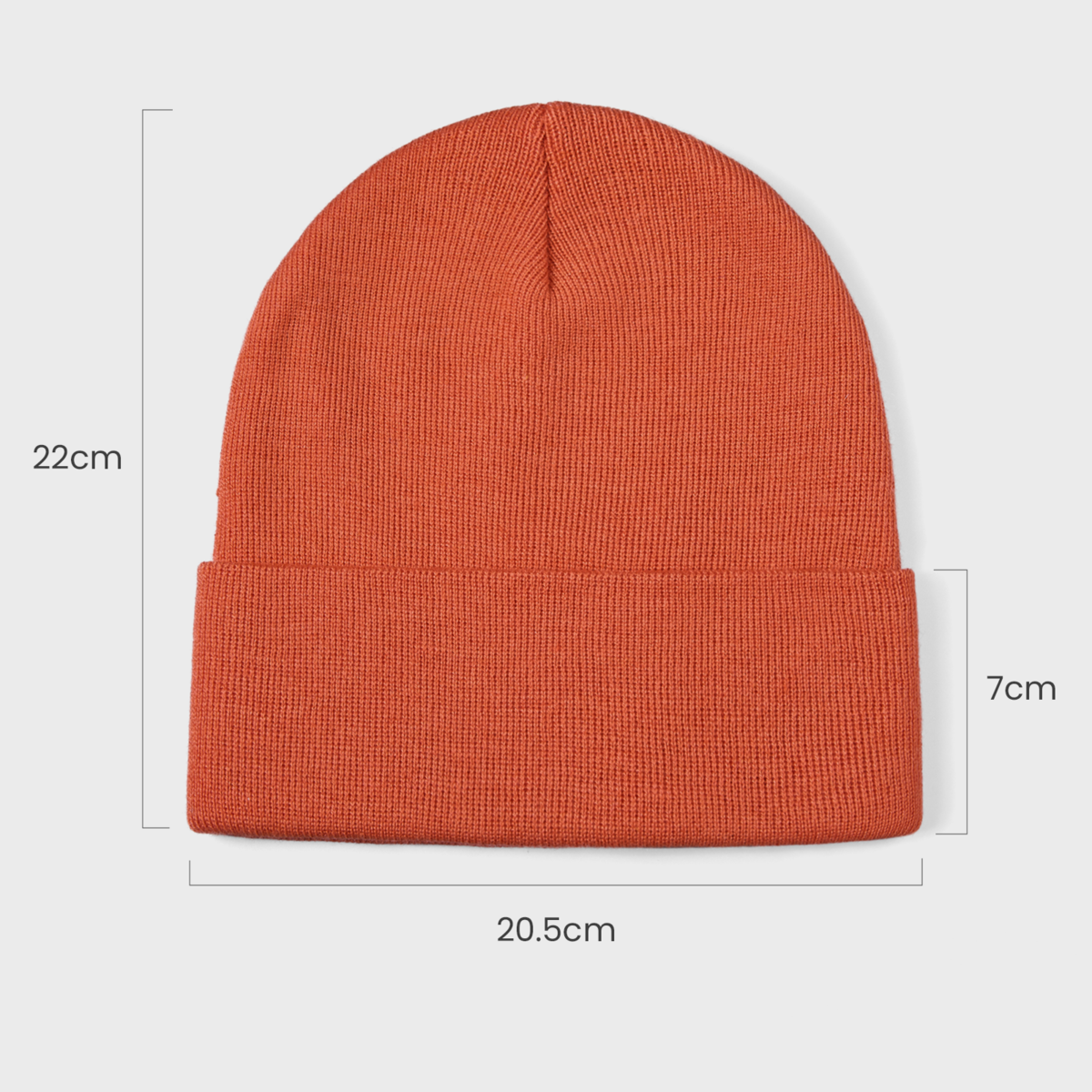 Blank Wool Blend Cuffed Beanie Wholesale - 1149     foremosthat