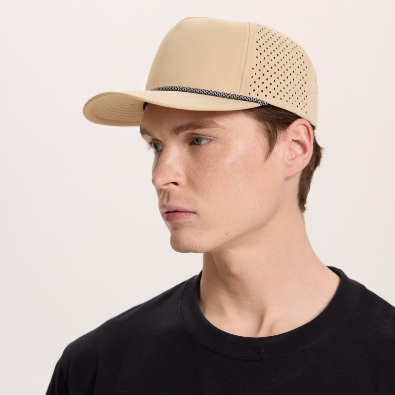Blank Recycled Water Repellent Snapback Golf Rope Hat - 6526P     foremosthat