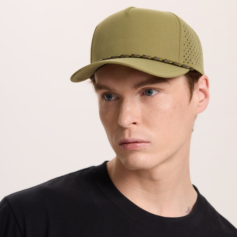 Blank Recycled Water Repellent Snapback Golf Rope Hat - 6526P     foremosthat