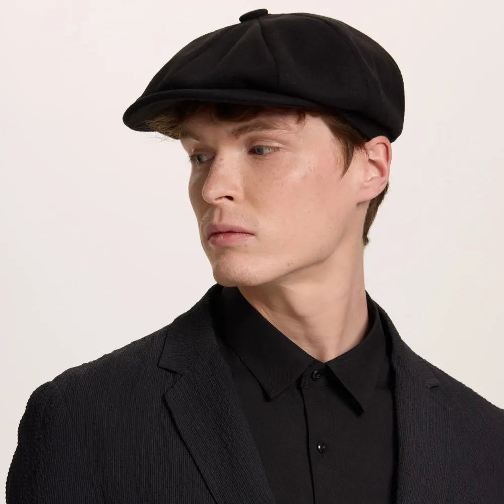 Blank Classic Plaid Newboy Cap -420   foremosthat