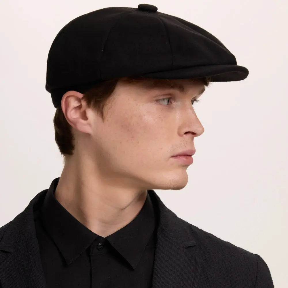 Blank Classic Plaid Newboy Cap -420   foremosthat