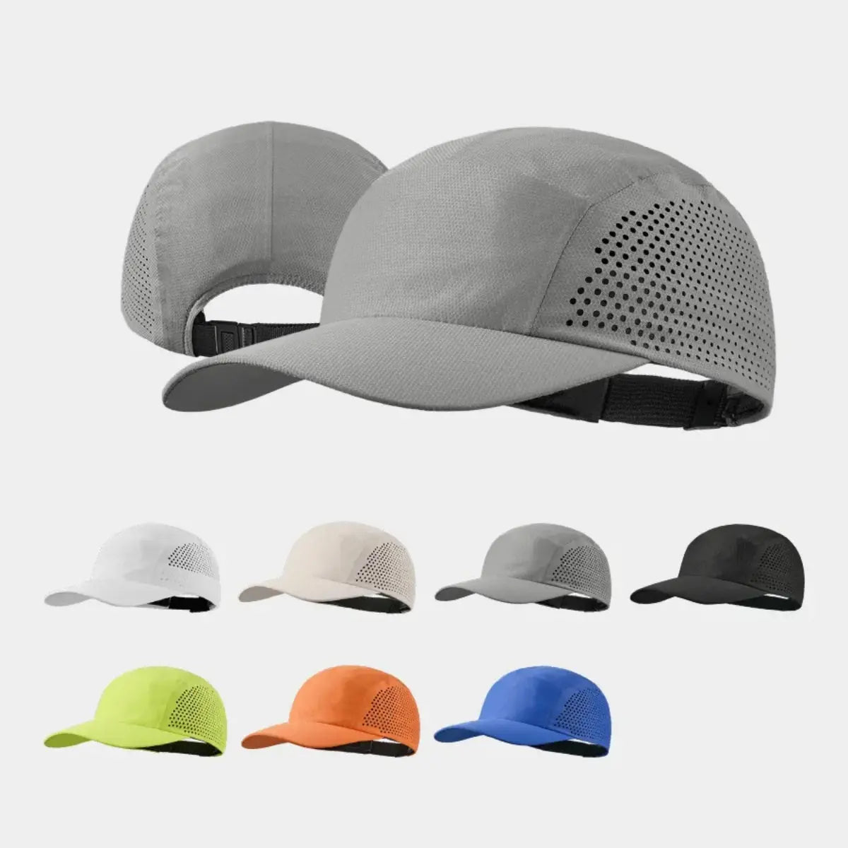 Blank Seamless Perforated Water Repellent Lightweight Running Cap - 5027     Foremost Hat UK -Wholesale & Custom Hats