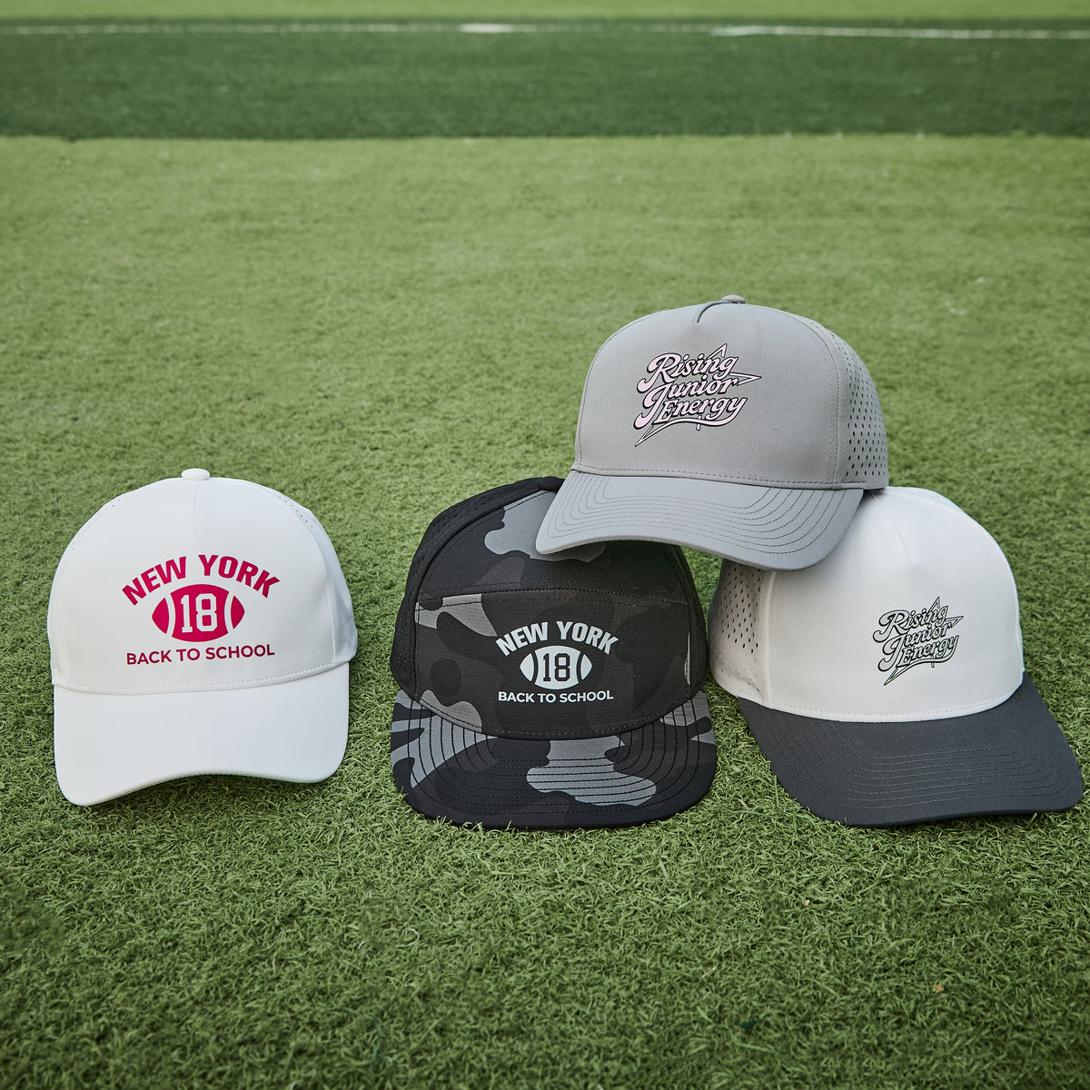 custom print perforated golf hat
