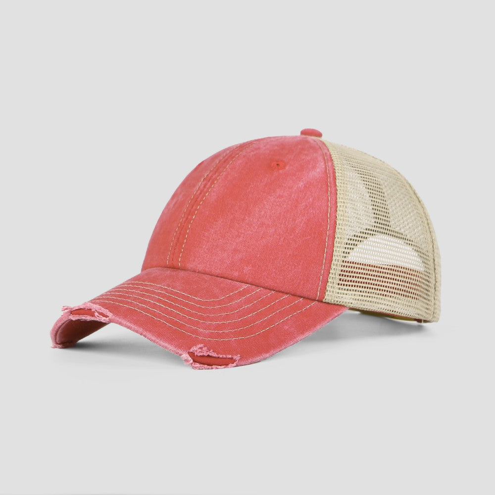 Blank Cotton Sand Vintage Trucker Hats Wholesale - 6532     Foremost Hat-Wholesale & Custom Hats