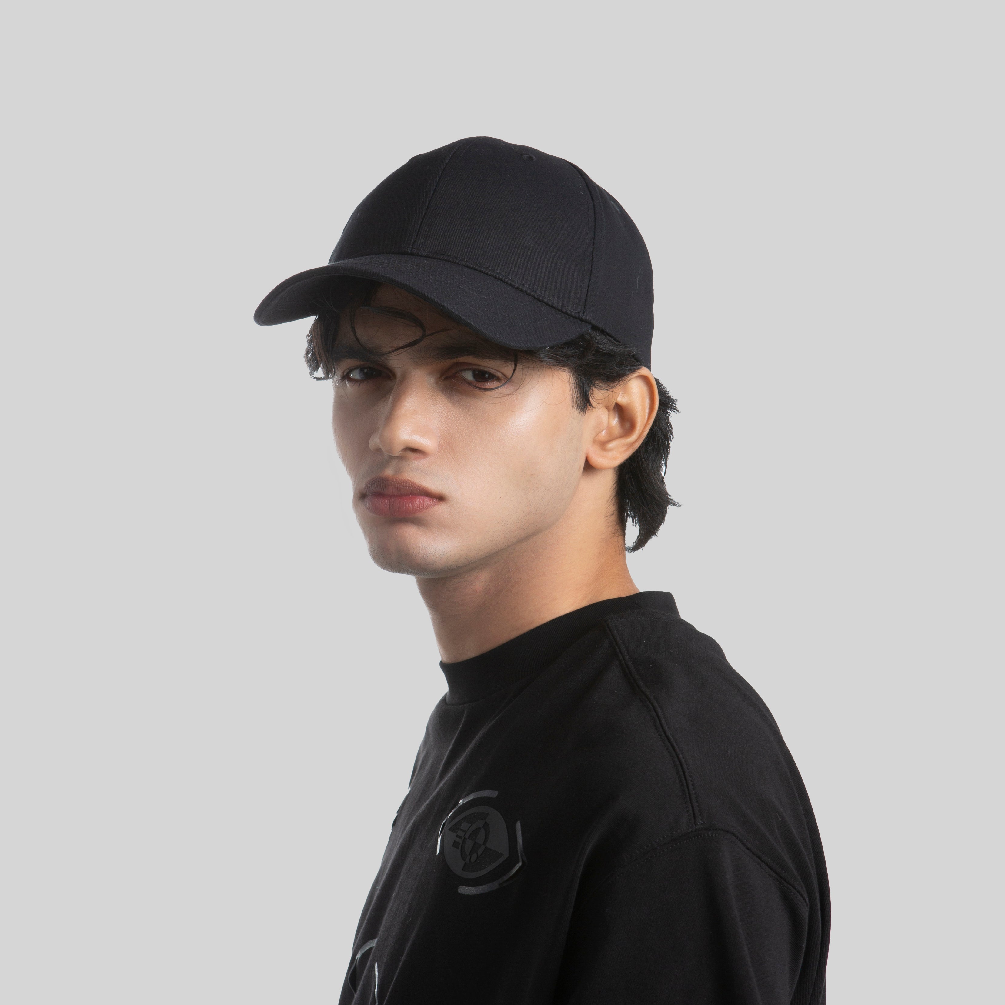 Blank 6 Panel Mid Profile Structured Baseball Cap Wholesale - 6166     Foremost Hat-Wholesale & Custom Hats