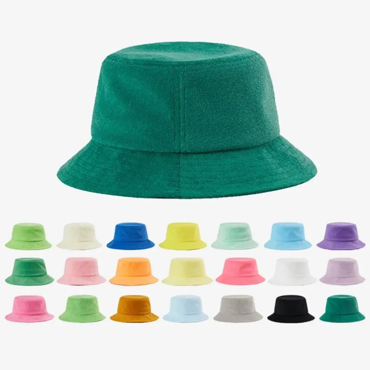 Blank Terry Cloth Bucket Hat Wholesale - 112     Foremost Hat-Wholesale & Custom Hats