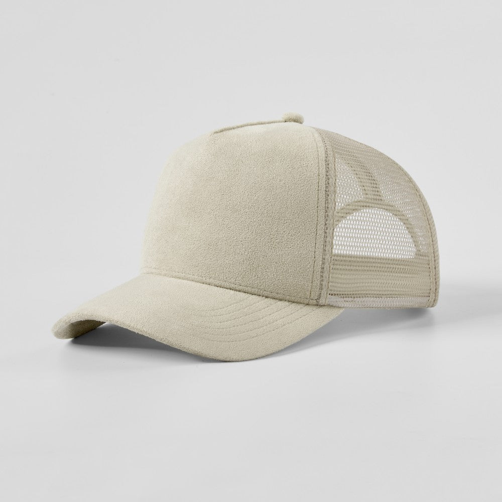 Blank 5 Panel Suede Trucker Hats Wholesale - 6710     Foremost Hat-Wholesale & Custom Hats