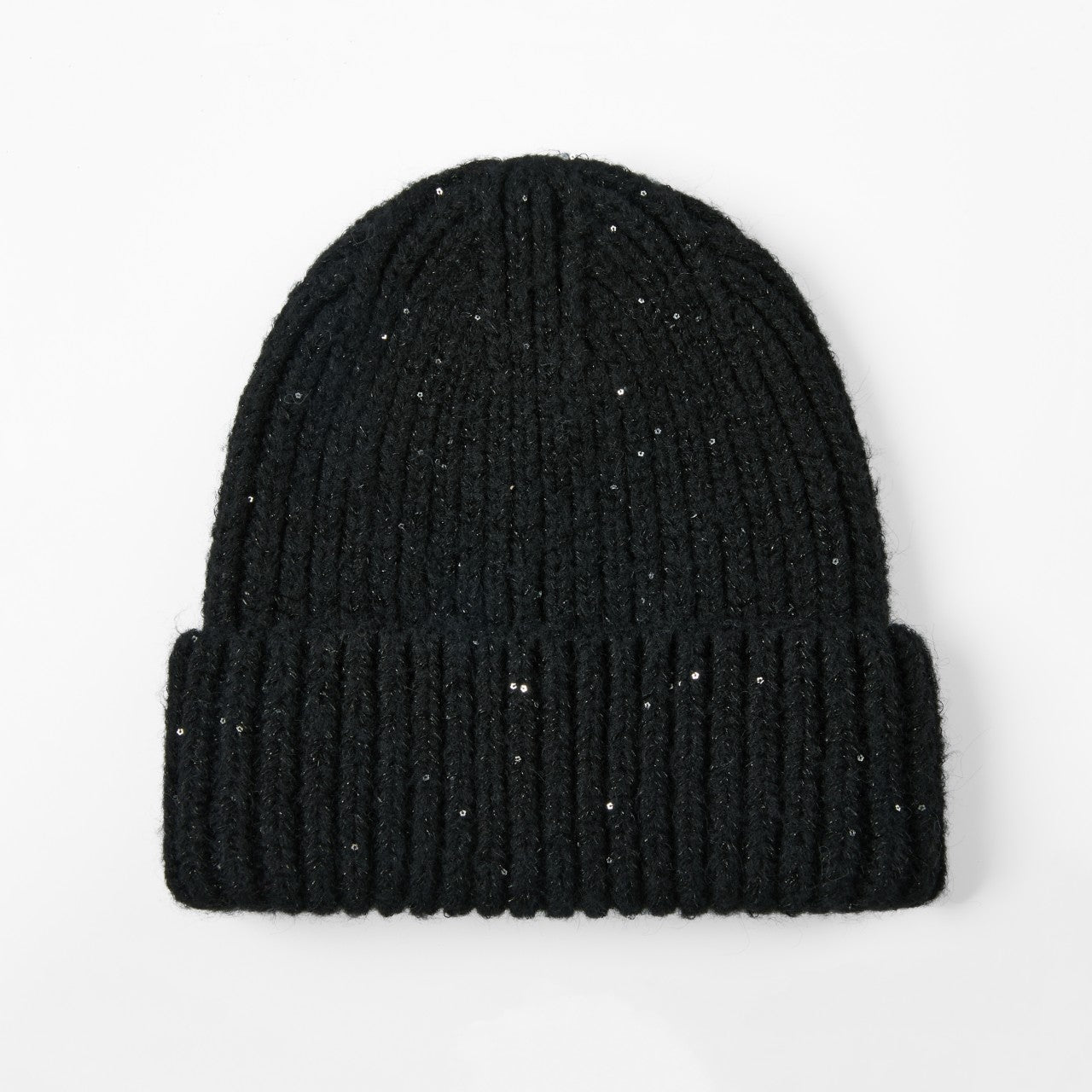 Blank Metallic Sequin Cuff Knit Beanie Wholesale - 1285     Foremost Hat-Wholesale & Custom Hats