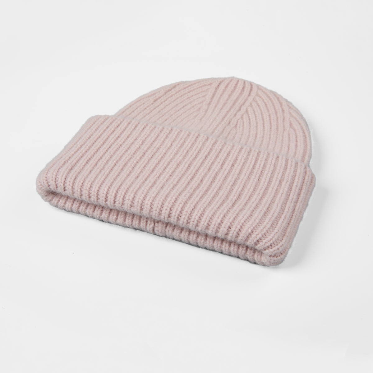 Blank High-Cuffed 100% Merino Wool Beanie - 1338     foremosthat