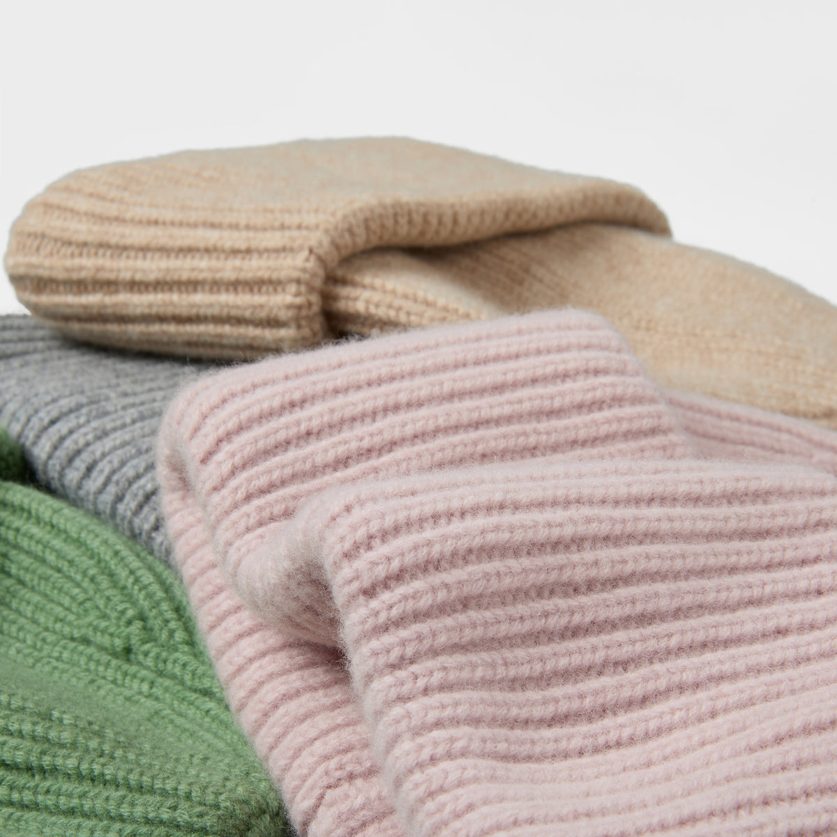 Blank High-Cuffed 100% Merino Wool Beanie - 1338     foremosthat