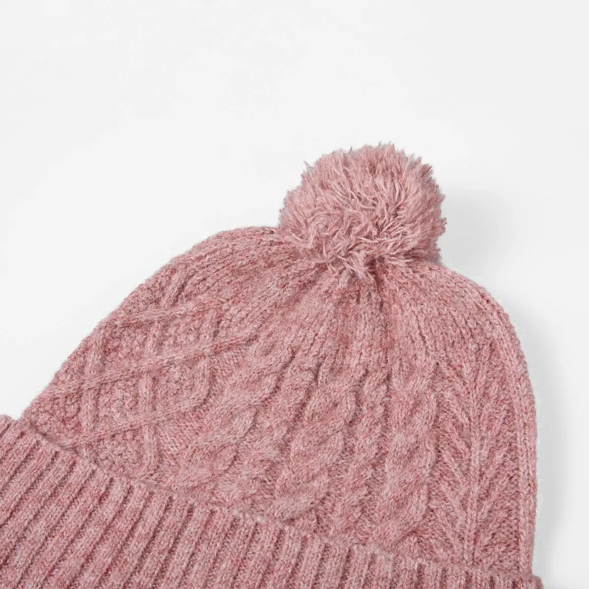Blank Recycled Polyester Knitted Bobble Hat Wholesale - 1335     Foremost Hat-Wholesale & Custom Hats