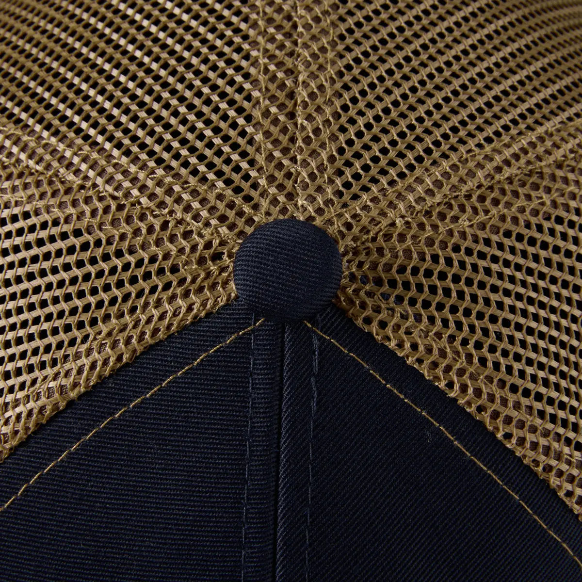 Blank 6 Panel Structured Mesh Trucker Hat - 7018   Foremost Hat