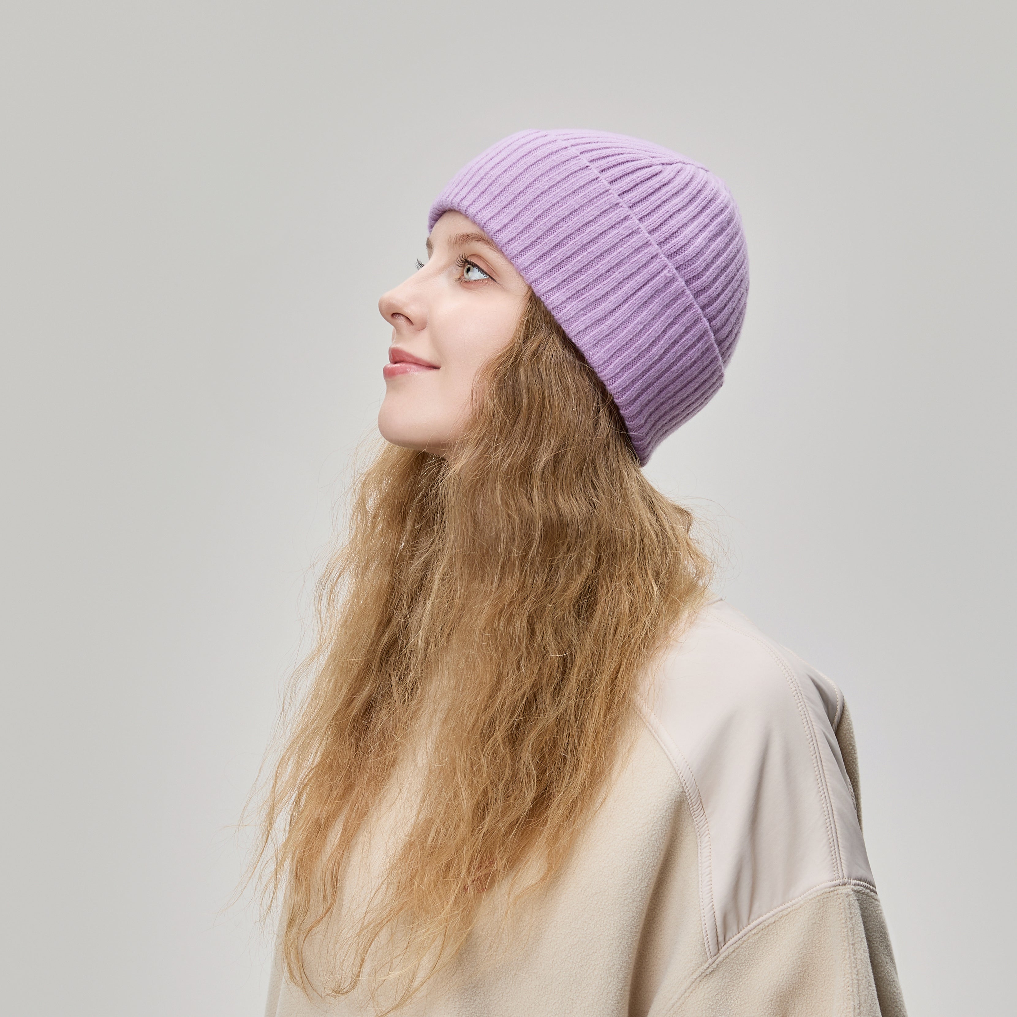 Blank Seamless 100% Merino Wool Beanie - 1224     foremosthat