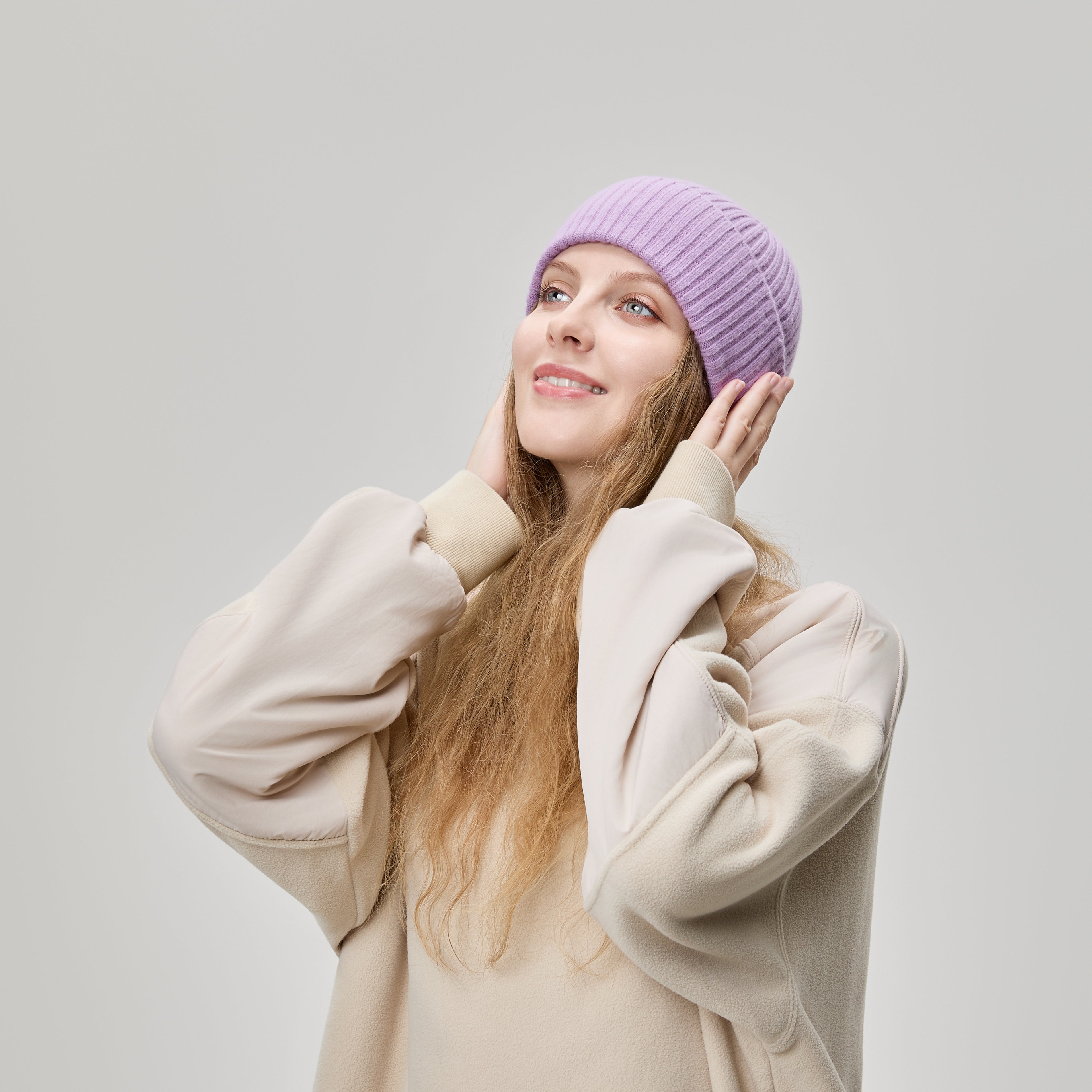 Blank Seamless 100% Merino Wool Beanie - 1224     foremosthat