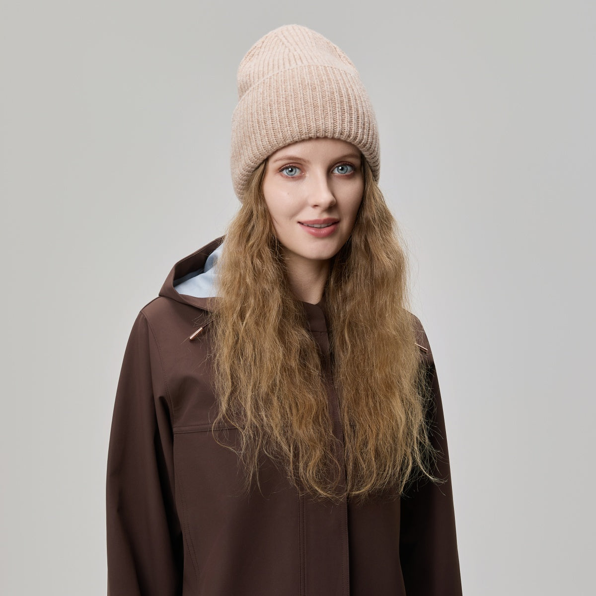 Blank High-Cuffed 100% Merino Wool Beanie - 1338     foremosthat