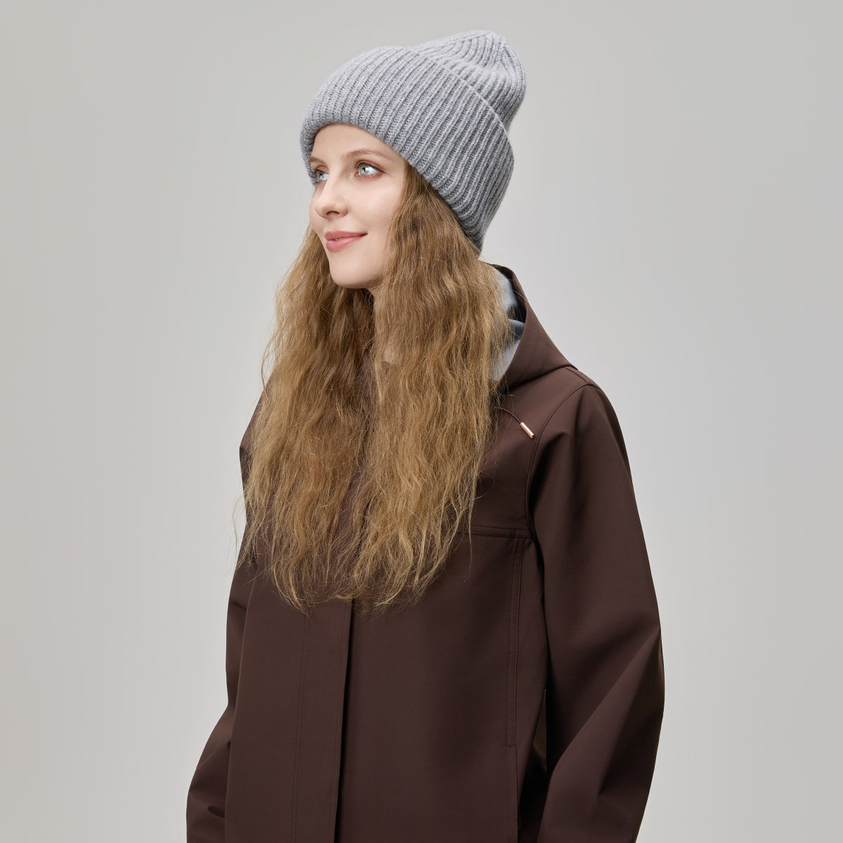 Blank High-Cuffed 100% Merino Wool Beanie - 1338     foremosthat