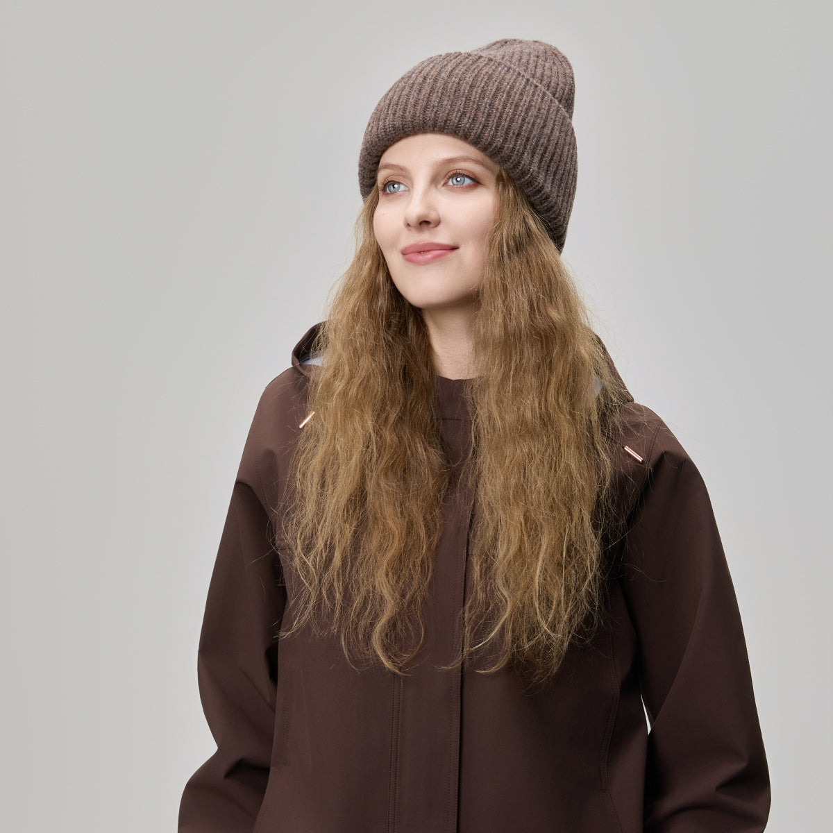 Blank High-Cuffed 100% Merino Wool Beanie - 1338     foremosthat