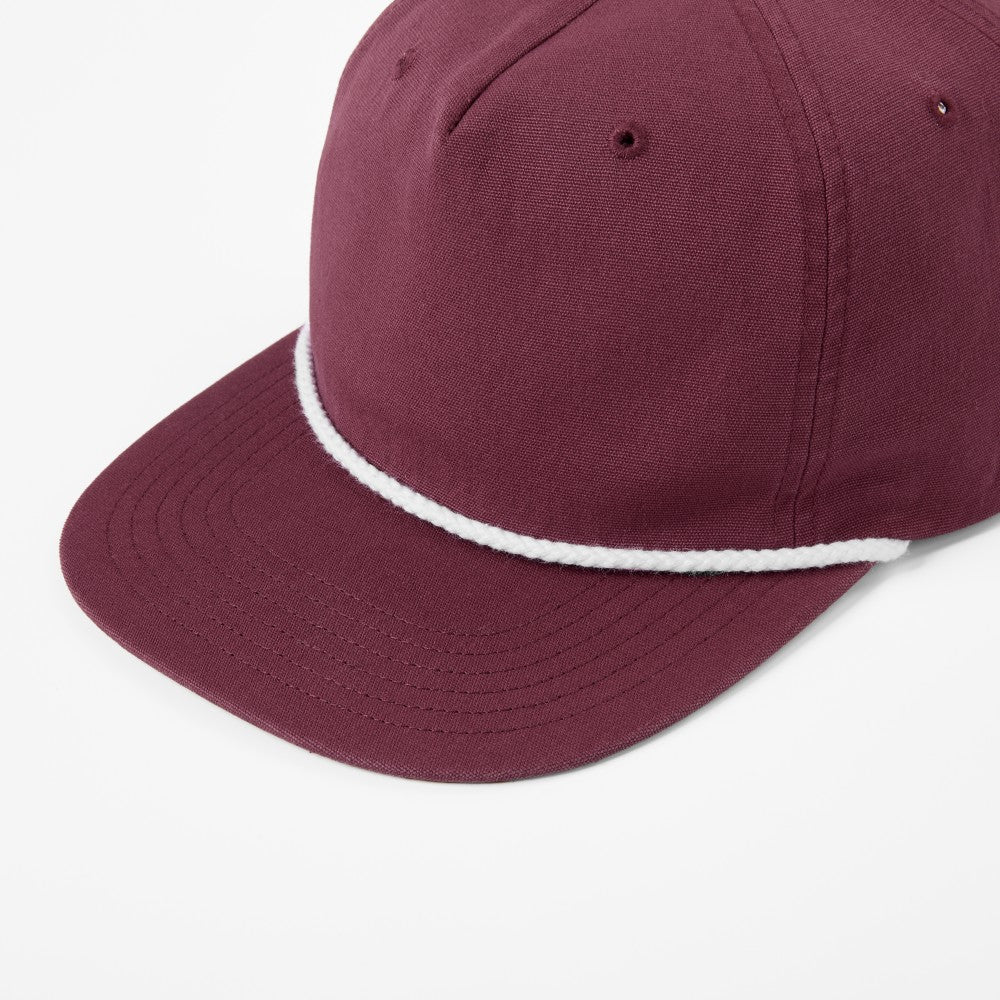 Blank 5 Panel Organic Cotton Rope Snapback Hat Wholesale - 5442     Foremost Hat-Wholesale & Custom Hats