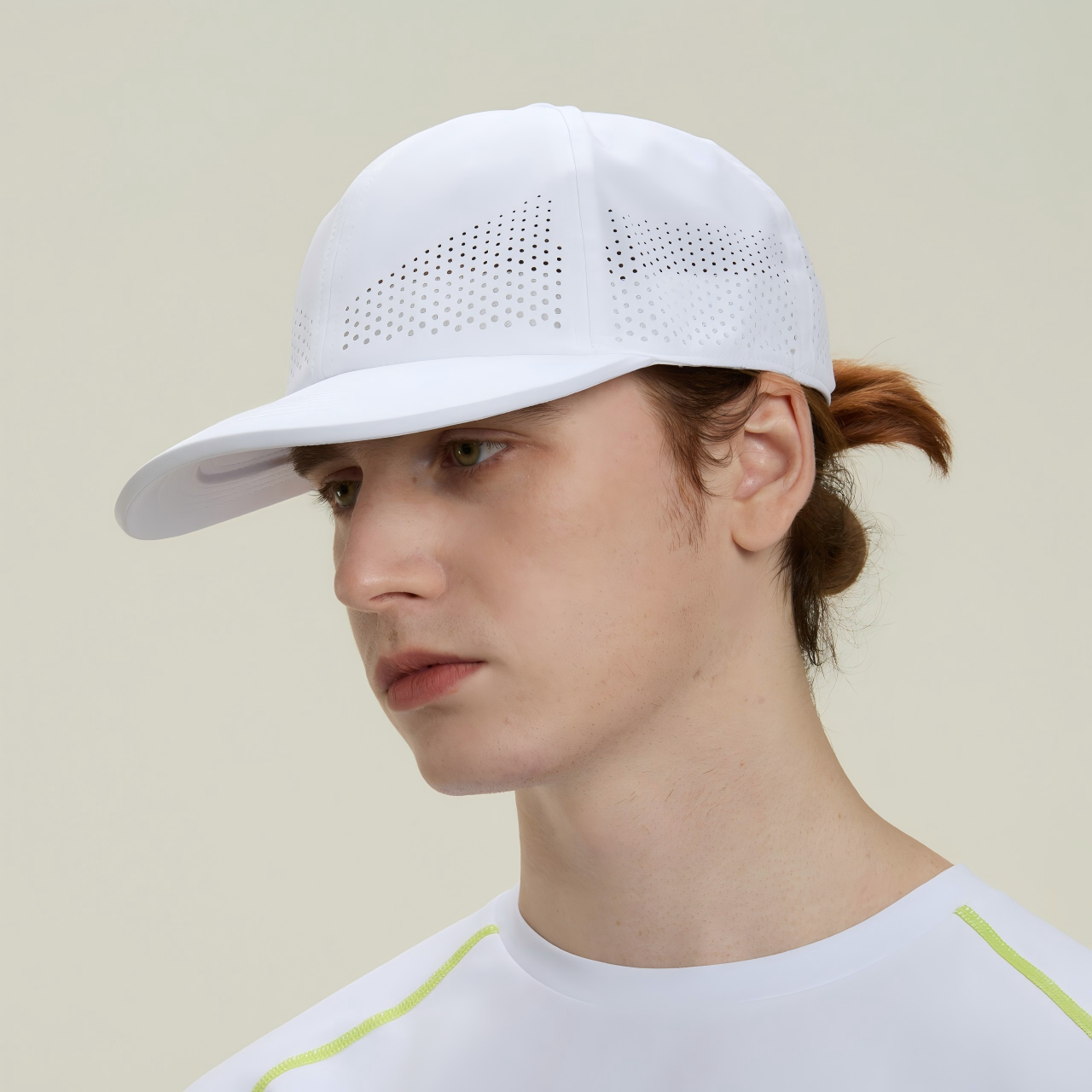 Blank Recycled 6 Panel Performance Perforated Dad Hat Wholesale - 6445     Foremost Hat-Wholesale & Custom Hats
