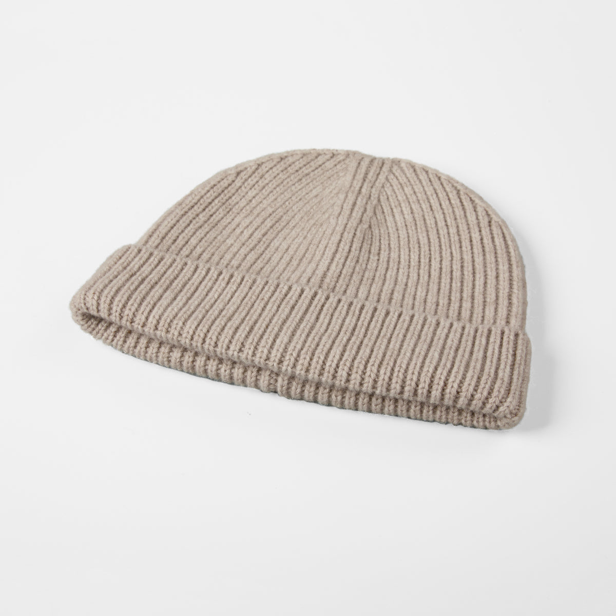 Blank 100% Merino Wool Short Fisherman Beanie Wholesale - 1281     foremosthat