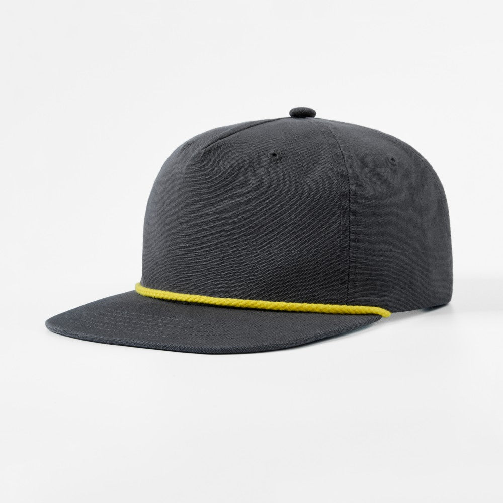Blank 5 Panel Organic Cotton Rope Snapback Hat Wholesale - 5442     Foremost Hat-Wholesale & Custom Hats