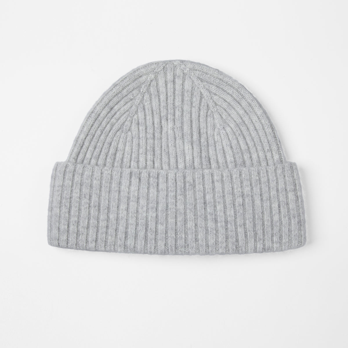 Blank Seamless 100% Merino Wool Beanie - 1224    L.Grey foremosthat