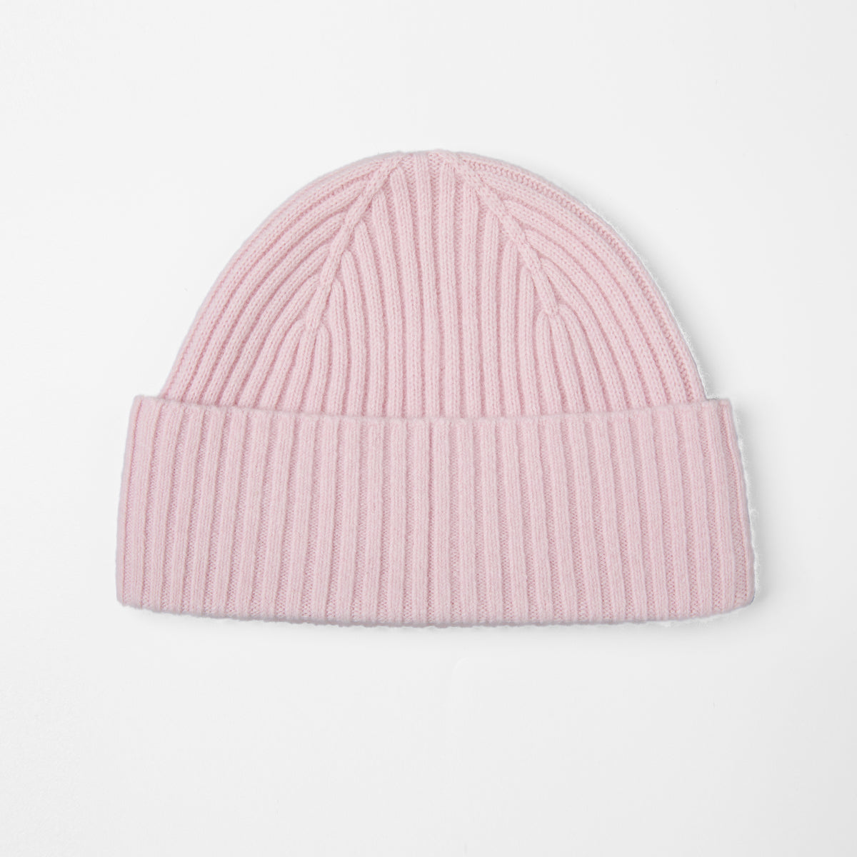 Blank Seamless 100% Merino Wool Beanie - 1224    L.Pink foremosthat