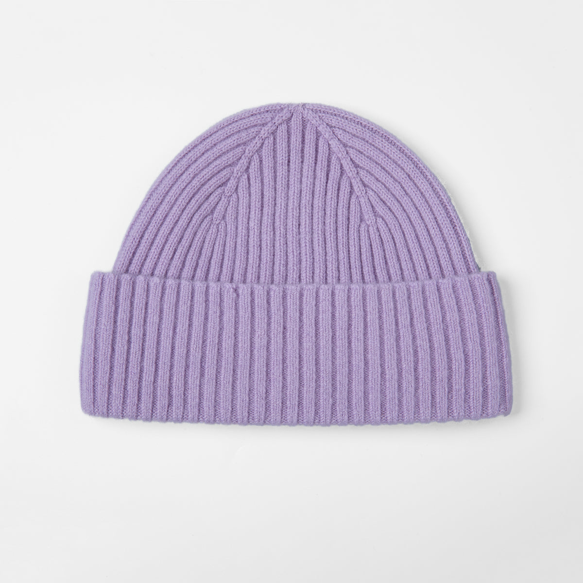 Blank Seamless 100% Merino Wool Beanie - 1224    Purple foremosthat