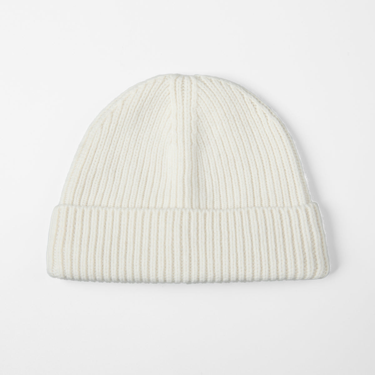 Blank 100% Merino Wool Short Fisherman Beanie Wholesale - 1281     foremosthat