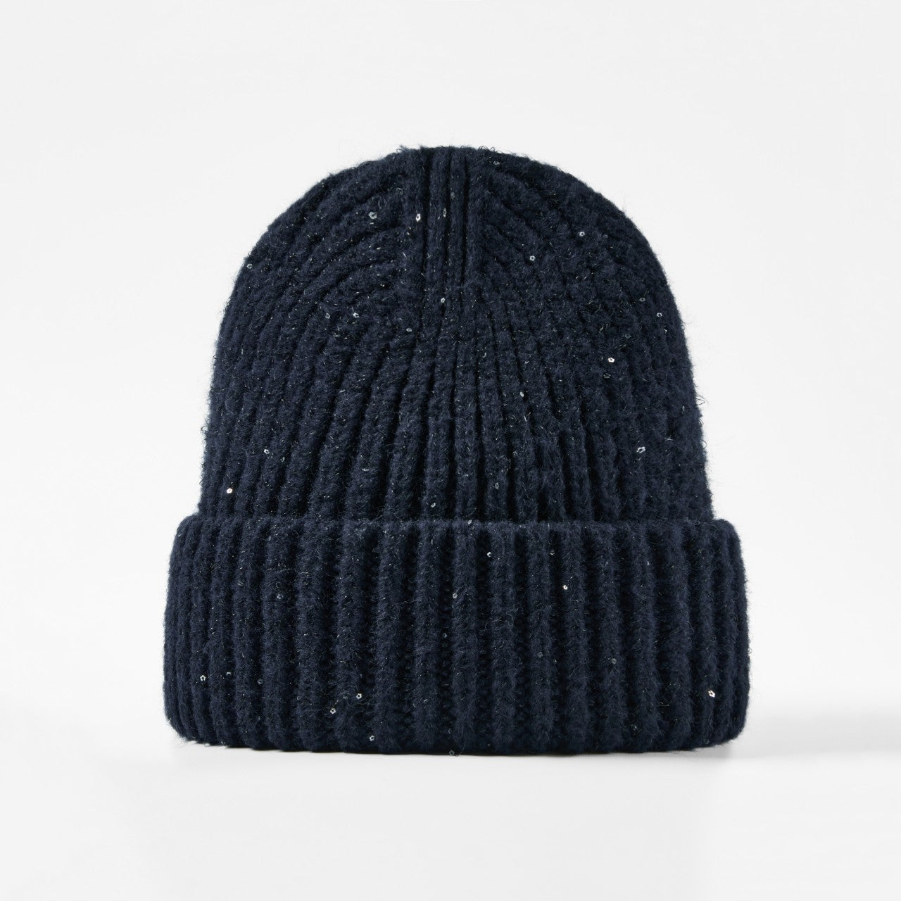 Blank Metallic Sequin Cuff Knit Beanie Wholesale - 1285     Foremost Hat-Wholesale & Custom Hats