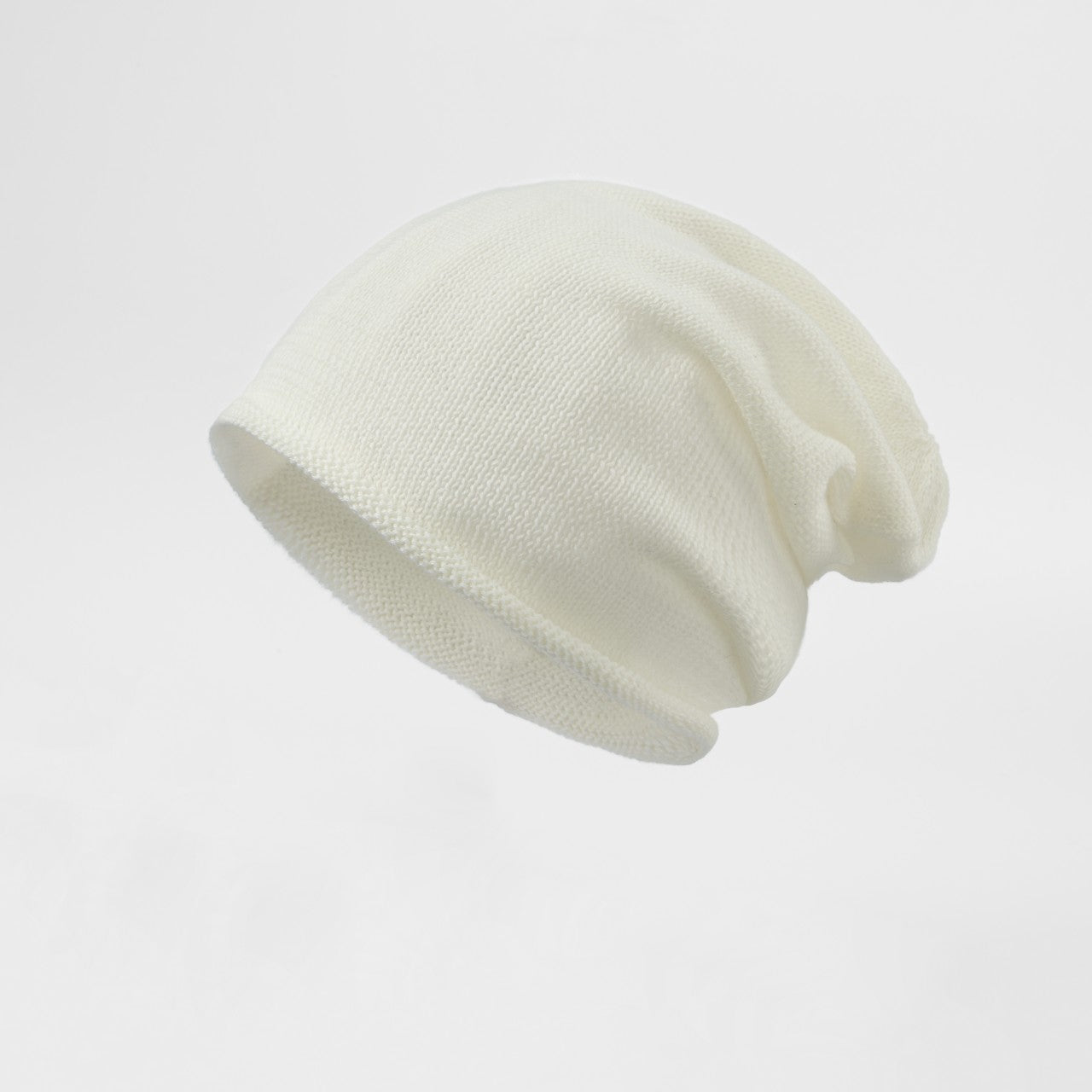 Blank RWS Merino Wool Blend Slouchy Knit Beanie Wholesale - 1258     Foremost Hat-Wholesale & Custom Hats