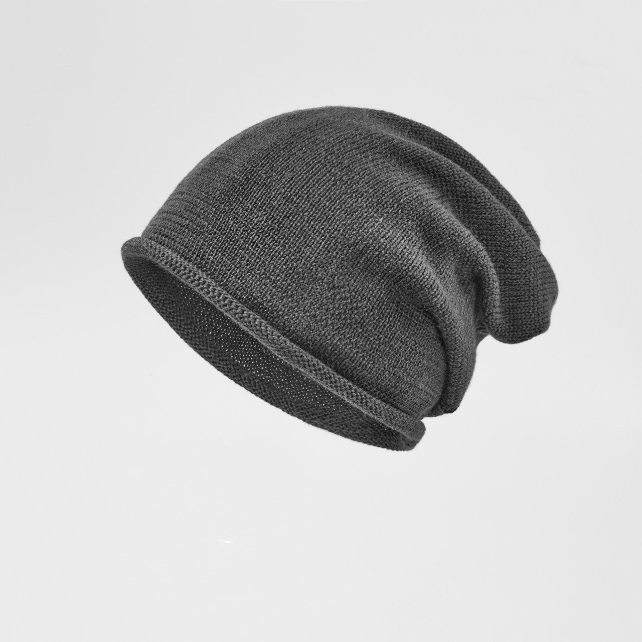 Blank RWS Merino Wool Blend Slouchy Knit Beanie Wholesale - 1258     Foremost Hat-Wholesale & Custom Hats