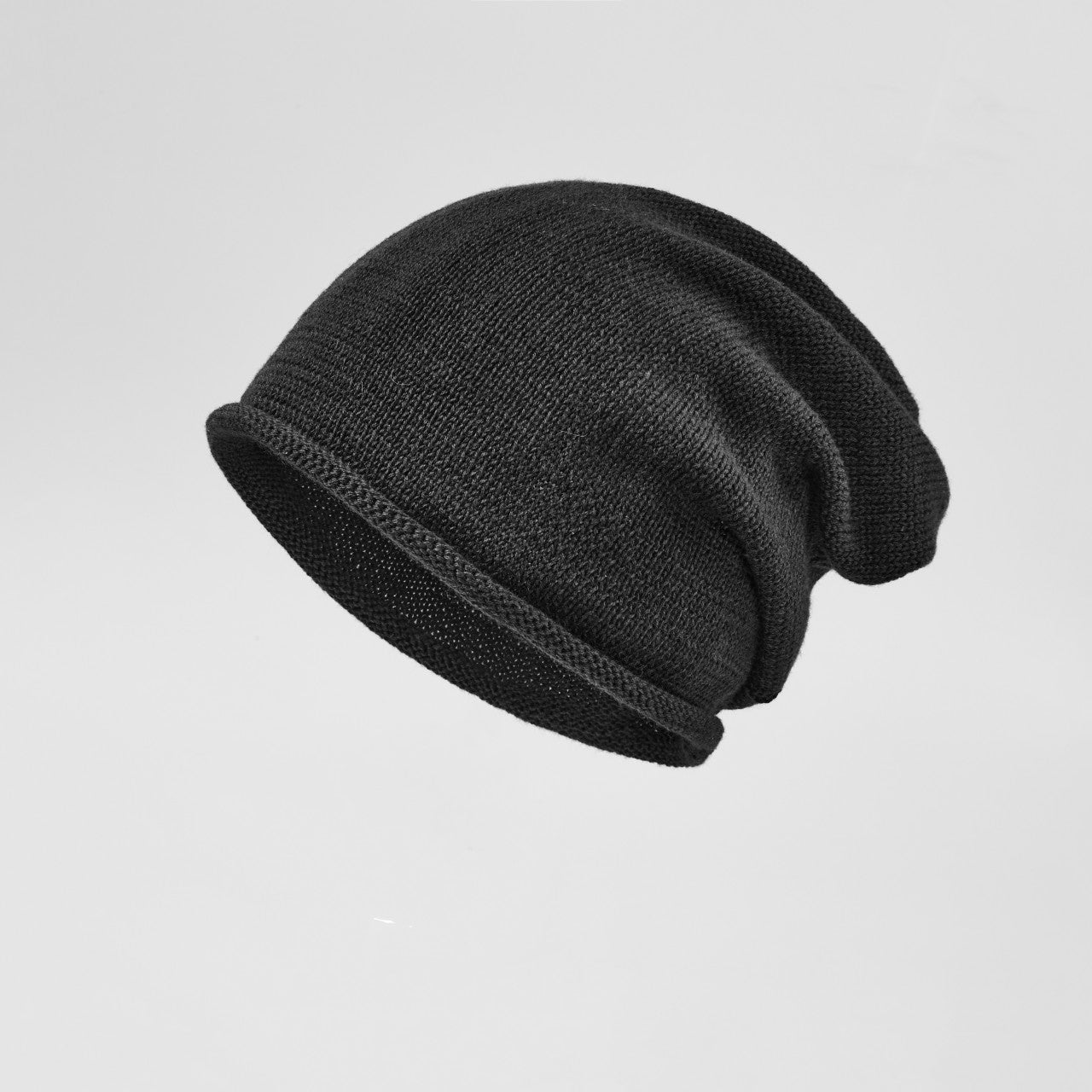 Blank RWS Merino Wool Blend Slouchy Knit Beanie Wholesale - 1258     Foremost Hat-Wholesale & Custom Hats