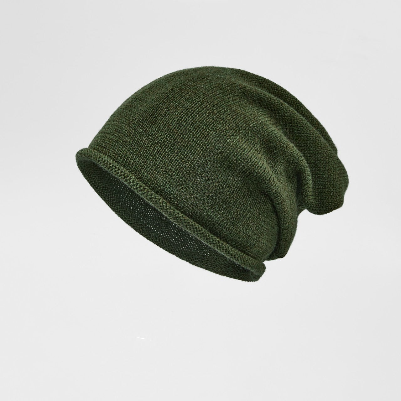 Blank RWS Merino Wool Blend Slouchy Knit Beanie Wholesale - 1258     Foremost Hat-Wholesale & Custom Hats